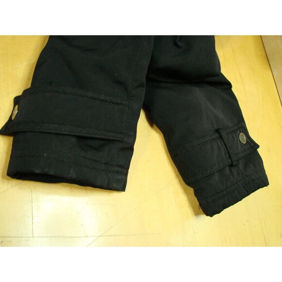 Gallery Coats Womens Large Black Zip Button Coat Jacket Pockets Satin Lined Warm - Picture 5 of 12